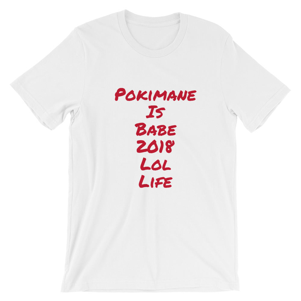 2018 Pokimane Short-Sleeve Unisex T-Shirt