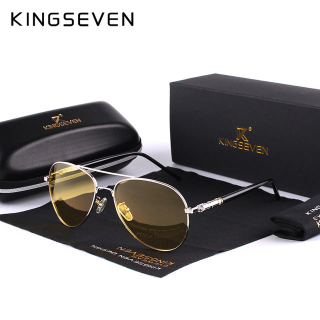 2017 Mens Polarized Night Driving Sunglasses