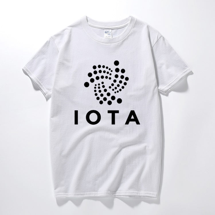 Classic Iota Crypto Coin Currency Store F Blockchain Distressed Team Tshirt