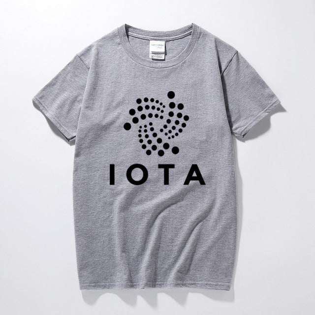 Classic Iota Crypto Coin Currency Store F Blockchain Distressed Team Tshirt