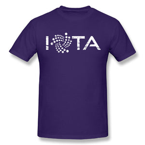 Vintage T Shirt IOTA Blockchain  T-Shirt Man