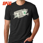 Vintage Tee Shirt In Crypto We Trust Bitcoin US Dollars