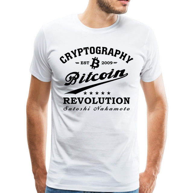 Cool Vintage Bitcoin Shirt