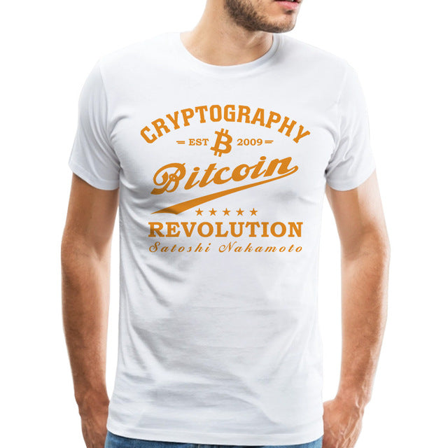 Cool Vintage Bitcoin Shirt