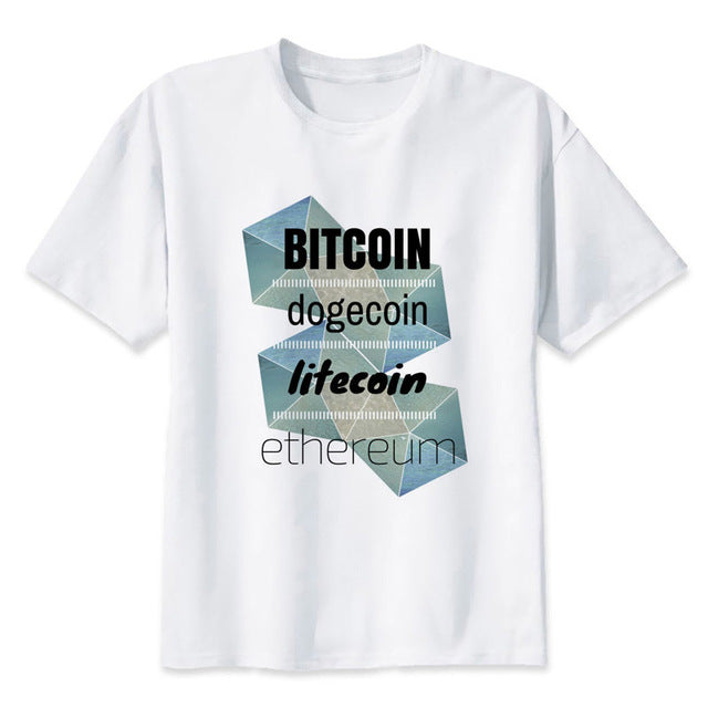 Bitcoin Dogecoin Litecoin ethereum T-shirts
