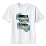 Bitcoin Dogecoin Litecoin ethereum T-shirts