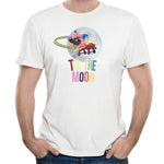 To the moon t-shirt for men