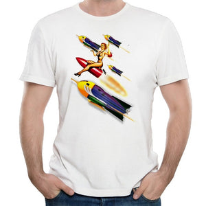 To the moon  t-shirt for men