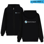 Electroneum Hoodie Zipper Blockchain  Sweatshirt