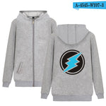 Electroneum Hoodie Zipper Blockchain  Sweatshirt