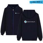 Electroneum Hoodie Zipper Blockchain  Sweatshirt