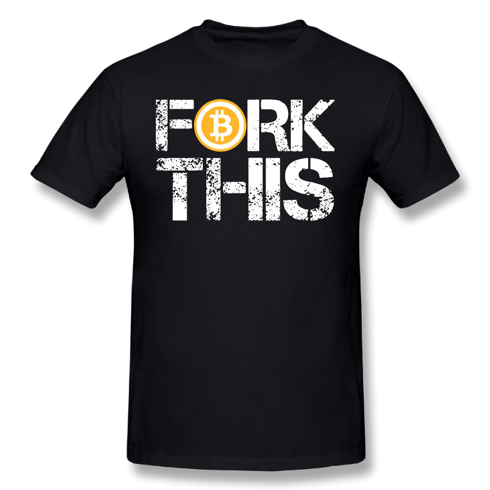 Fork This - Bitcoin Crypto Currency Tees