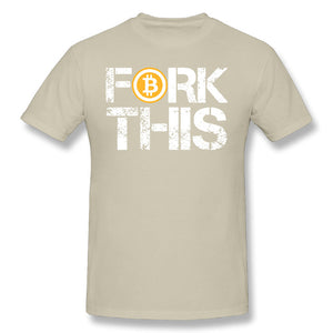 Fork This - Bitcoin Crypto Currency Tees