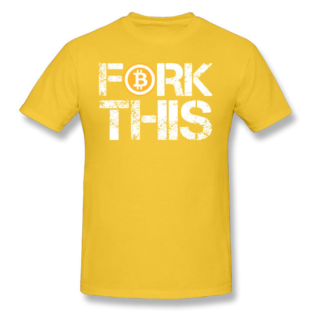 Fork This - Bitcoin Crypto Currency Tees
