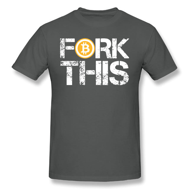 Fork This - Bitcoin Crypto Currency Tees