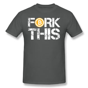 Fork This - Bitcoin Crypto Currency Tees