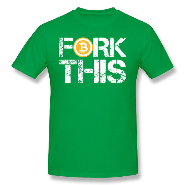 Fork This - Bitcoin Crypto Currency Tees