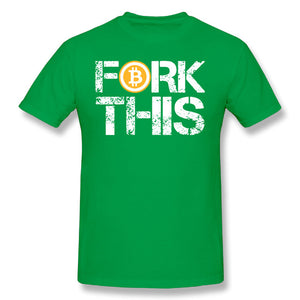 Fork This - Bitcoin Crypto Currency Tees