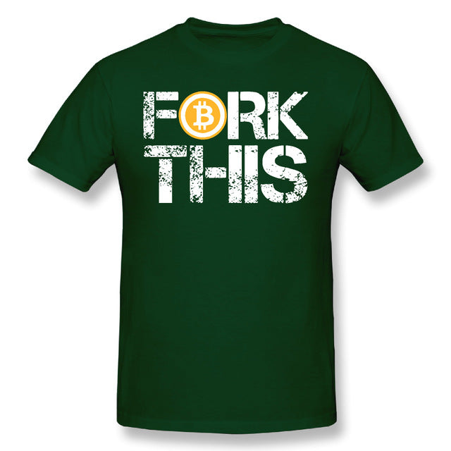 Fork This - Bitcoin Crypto Currency Tees