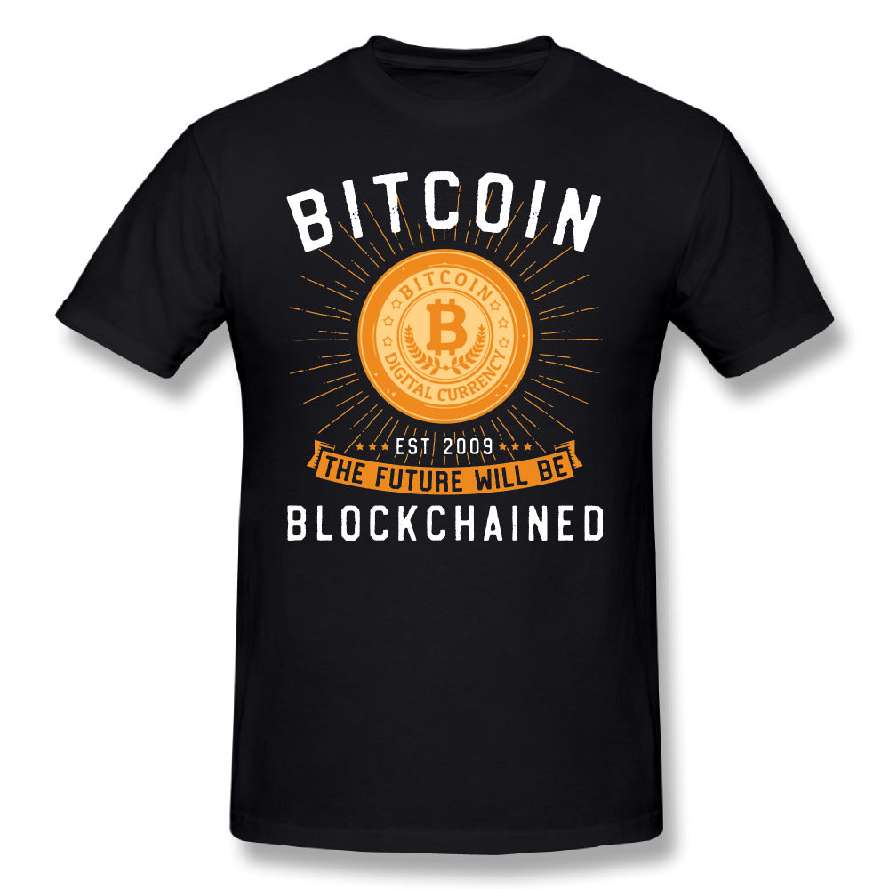 Bitcoin The Future Will Be Blockchained T-Shirt