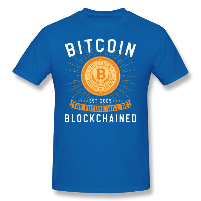 Bitcoin The Future Will Be Blockchained T-Shirt