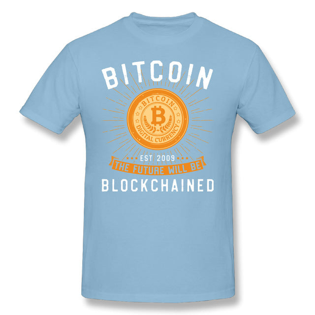 Bitcoin The Future Will Be Blockchained T-Shirt