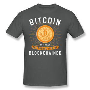 Bitcoin The Future Will Be Blockchained T-Shirt