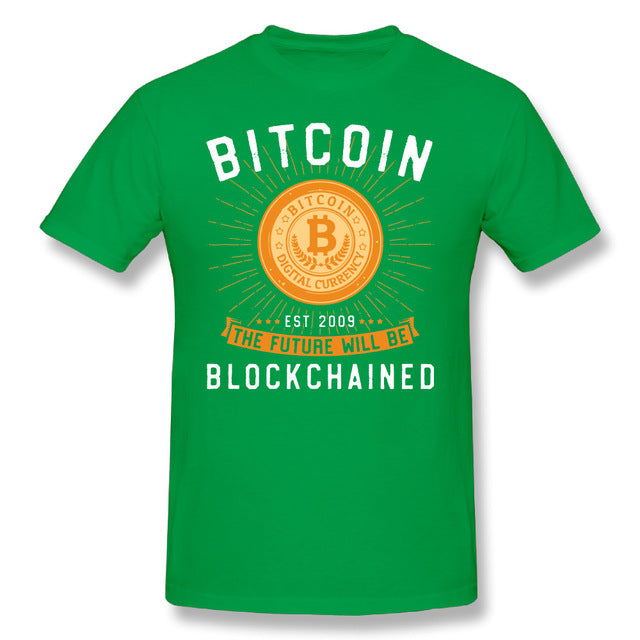 Bitcoin The Future Will Be Blockchained T-Shirt