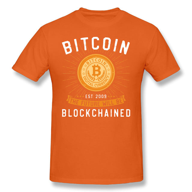 Bitcoin The Future Will Be Blockchained T-Shirt