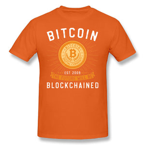 Bitcoin The Future Will Be Blockchained T-Shirt