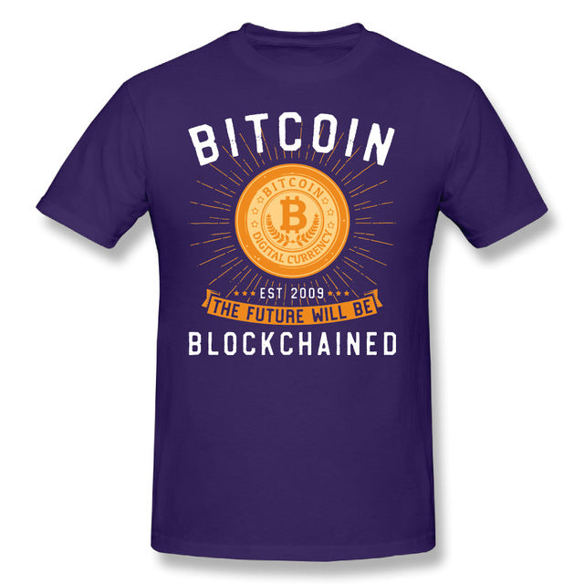 Bitcoin The Future Will Be Blockchained T-Shirt