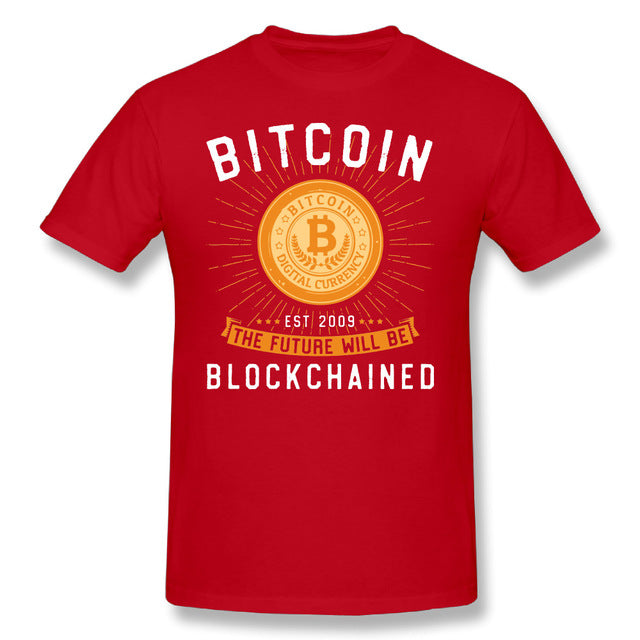 Bitcoin The Future Will Be Blockchained T-Shirt
