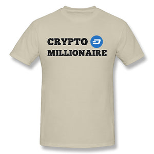 Men's Dash Crypto Millionaire Digital Currency T-Shirt Short Sleeves Tee