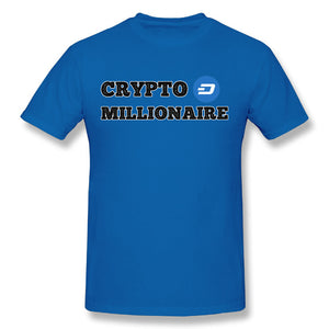 Men's Dash Crypto Millionaire Digital Currency T-Shirt Short Sleeves Tee