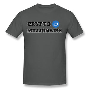 Men's Dash Crypto Millionaire Digital Currency T-Shirt Short Sleeves Tee