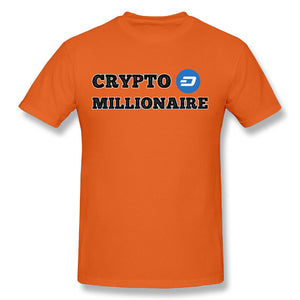 Men's Dash Crypto Millionaire Digital Currency T-Shirt Short Sleeves Tee