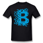 Men Blockchain Digital Currency T Shirt