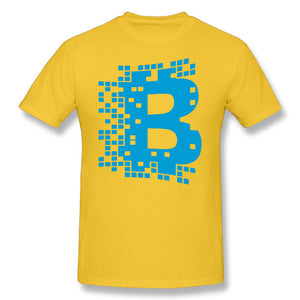 Men Blockchain Digital Currency T Shirt