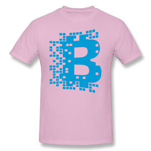 Men Blockchain Digital Currency T Shirt