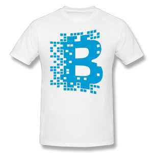 Men Blockchain Digital Currency T Shirt