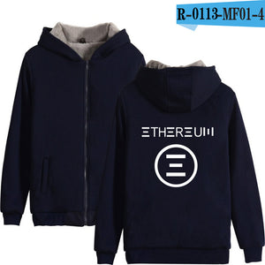 Blockchain Ethereum Letter Winter Hoodies